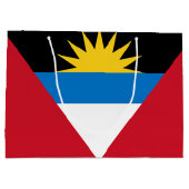 Patriottische antigua en Barbuda-vlag Groot Cadeauzakje (Achterkant)