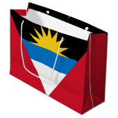 Patriottische antigua en Barbuda-vlag Groot Cadeauzakje (Voorkant Gekanteld)