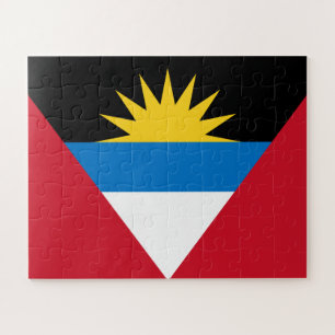 Patriottische antigua en Barbuda-vlag Legpuzzel
