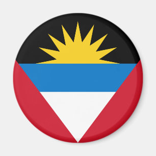 Patriottische antigua en Barbuda-vlag Magneet