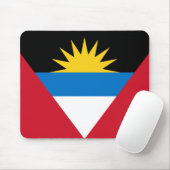 Patriottische antigua en Barbuda-vlag Muismat (Met muis)