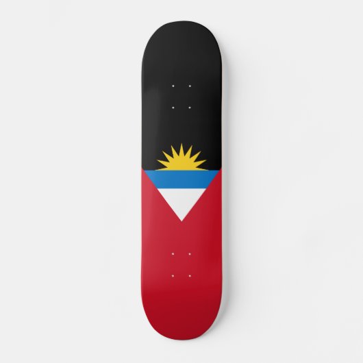 Patriottische antigua en Barbuda-vlag Persoonlijk Skateboard (Voorkant)