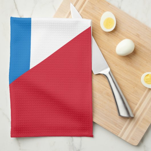 Patriottische antigua en Barbuda-vlag Theedoek (Quarter Fold)