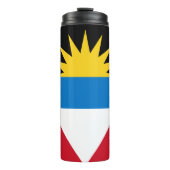 Patriottische antigua en Barbuda-vlag Thermosbeker (Voorkant)