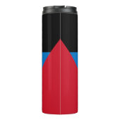 Patriottische antigua en Barbuda-vlag Thermosbeker (Achterkant)