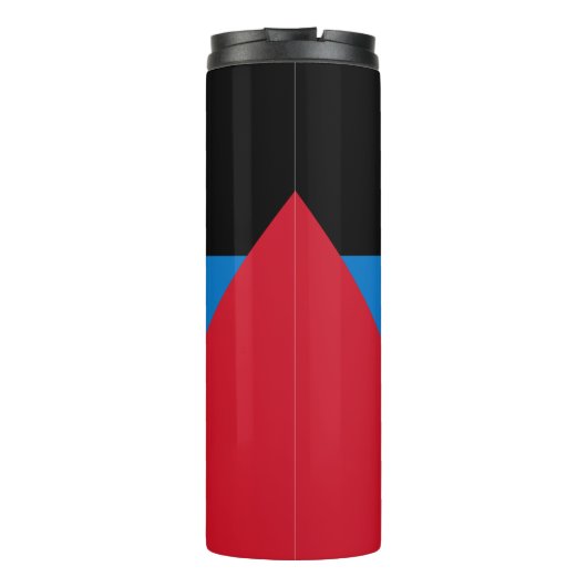 Patriottische antigua en Barbuda-vlag Thermosbeker (Achterkant)