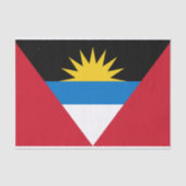 Patriottische antigua en Barbuda-vlag Tissuepapier (Voorkant)