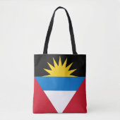 Patriottische antigua en Barbuda-vlag Tote Bag (Voorkant)