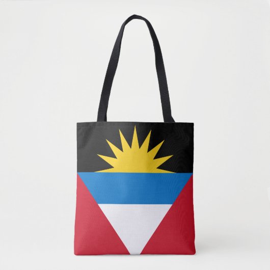 Patriottische antigua en Barbuda-vlag Tote Bag (Voorkant)