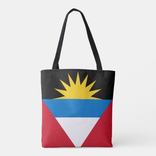 Patriottische antigua en Barbuda-vlag Tote Bag (Achterkant)
