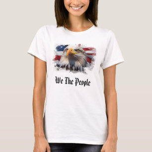 *~* Patriottische AP27 Amerikaanse Vlag Kale Adela T-shirt