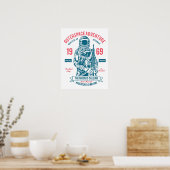 Patriottische Apollo 11 Mission Poster (Keuken)