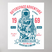 Patriottische Apollo 11 Mission Poster (Voorkant)