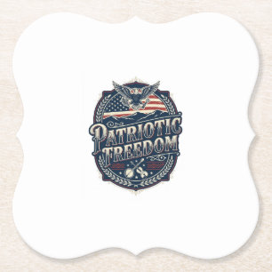Patriottische Appalachian Heritage Vector Grafisch Kartonnen Onderzetters