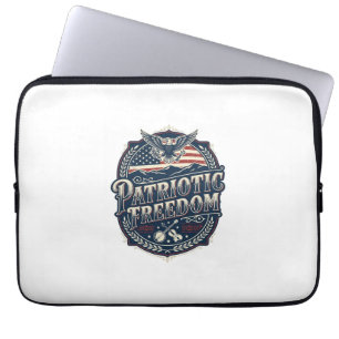 Patriottische Appalachian Heritage Vector Grafisch Laptop Sleeve