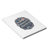 Patriottische Appalachian Heritage Vector Grafisch Notitieblok (Schuin)