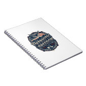 Patriottische Appalachian Heritage Vector Grafisch Notitieboek (Rechterzijde)