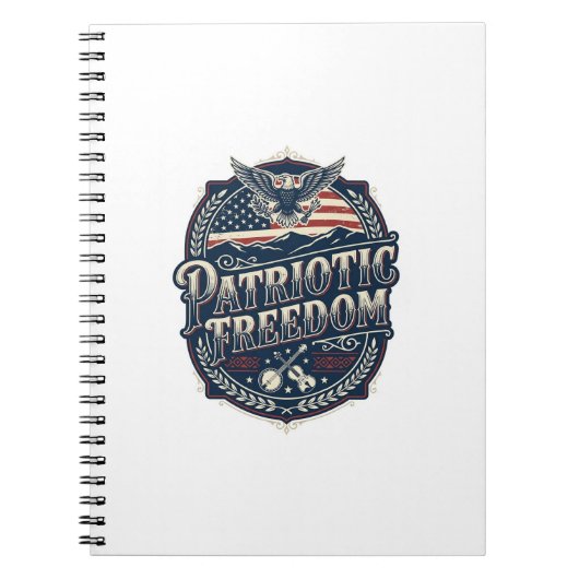 Patriottische Appalachian Heritage Vector Grafisch Notitieboek (Voorkant)