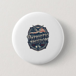 Patriottische Appalachian Heritage Vector Grafisch Ronde Button 5,7 Cm