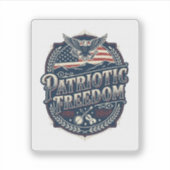 Patriottische Appalachian Heritage Vector Grafisch Sticker (Voorkant)