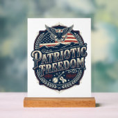 Patriottische Appalachische Erfgoed Vector Grafisc Acryl Bord (Neutraal)