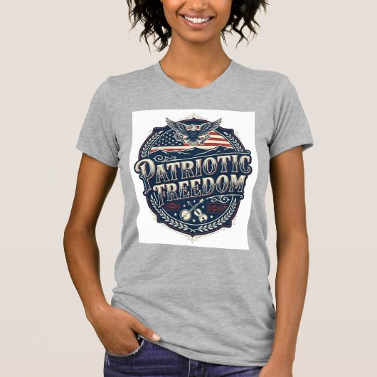 Patriottische Appalachische Erfgoed Vector Grafisc T-shirt (Voorkant)