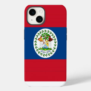 Patriottische Apple 14 Hoesje-Mate, Belize vlag Case-Mate iPhone 14 Hoesje
