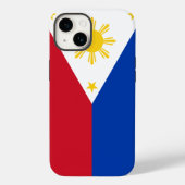 Patriottische Apple 14 Hoesje-Mate, Filipijnen Case-Mate iPhone Case (Achterkant)