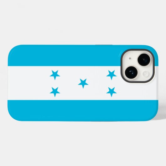 Patriottische Apple 14 Hoesje-Mate, Honduras Case-Mate iPhone Case (Achterkant (horizontaal))