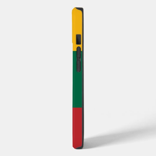 Patriottische Apple 14 Hoesje-Mate, Litouwen Case-Mate iPhone Case (Achterkant / Links)