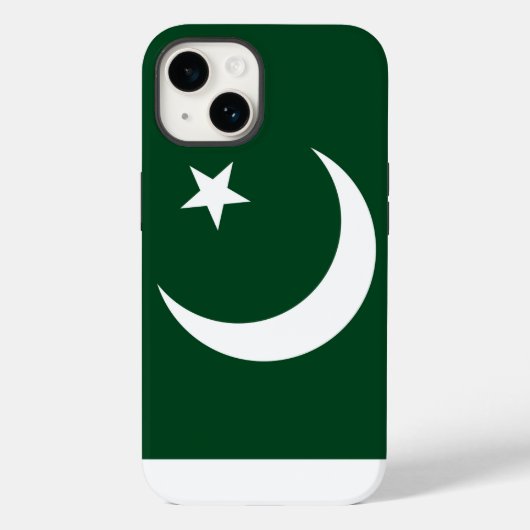 Patriottische Apple 14 Hoesje-Mate, Pakistan Case-Mate iPhone Case (Achterkant)