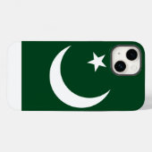 Patriottische Apple 14 Hoesje-Mate, Pakistan Case-Mate iPhone Case (Achterkant (horizontaal))