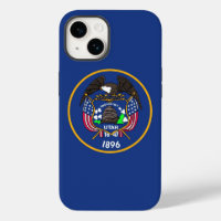 Patriottische Apple 14 Hoesje-Mate, Utah vlag