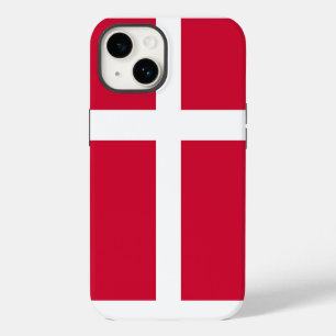 Patriottische Apple Case-Mate, Denemarken Vlag Cas iPhone 14 Hoesje