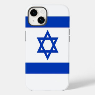 Patriottische Apple Case-Mate, Israël vlag Case-Ma iPhone 14 Hoesje