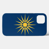 Patriottische Apple Case-Mate, Macedonië vlag Case-Mate iPhone Case (Achterkant (horizontaal))