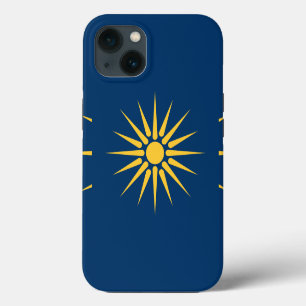 Patriottische Apple Case-Mate, Macedonië vlag iPhone 13 Hoesje