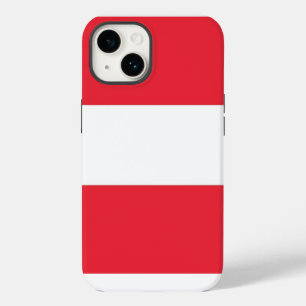 Patriottische Apple Case-Mate, Oostenrijkse vlag C iPhone 14 Hoesje