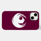 Patriottische Apple Case-Mate, Phoenix stads vlag Case-Mate iPhone Case (Achterkant (horizontaal))