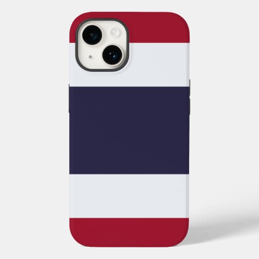 Patriottische Apple Case-Mate, Thaise vlag Case-Mate iPhone Case (Achterkant)