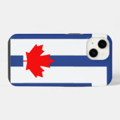 Patriottische Apple Case-Mate, Toronto-vlag iPhone Hoesje (Achterkant horizontaal)