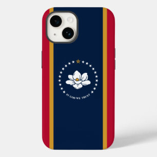 Patriottische Apple Case-Mate, vlag van Mississipp Case-Mate iPhone 14 Hoesje