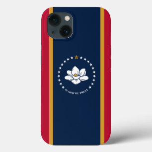 Patriottische Apple Case-Mate, vlag van Mississipp Case-Mate iPhone Case