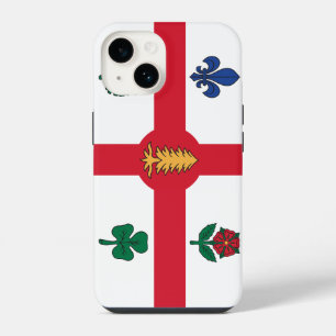 Patriottische Apple Case-Mate, vlag van Montreal iPhone 14 Hoesje
