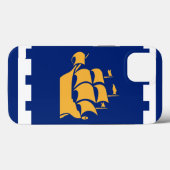 Patriottische Apple Case-Mate, vlag van Quebec Cit Case-Mate iPhone Case (Achterkant (horizontaal))