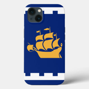 Patriottische Apple Case-Mate, vlag van Quebec Cit Case-Mate iPhone Case