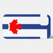 Patriottische Apple Case-Mate, vlag van Toronto Case-Mate iPhone Case (Achterkant (horizontaal))