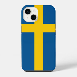 Patriottische Apple Case-Mate, Zweedse vlag Case-M iPhone 14 Hoesje