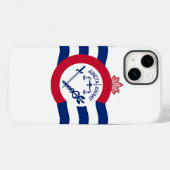 Patriottische Apple Hoesje-Mate 14, vlag Cincinnat Case-Mate iPhone Case (Achterkant (horizontaal))