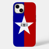 Patriottische Apple Hoesje-Mate 14, vlag San Anton Case-Mate iPhone Case (Achterkant)